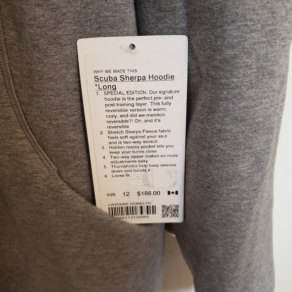 SOLD!  Scuba Sherpa Hoodie *Long Special Edition - Picture 11 of 11